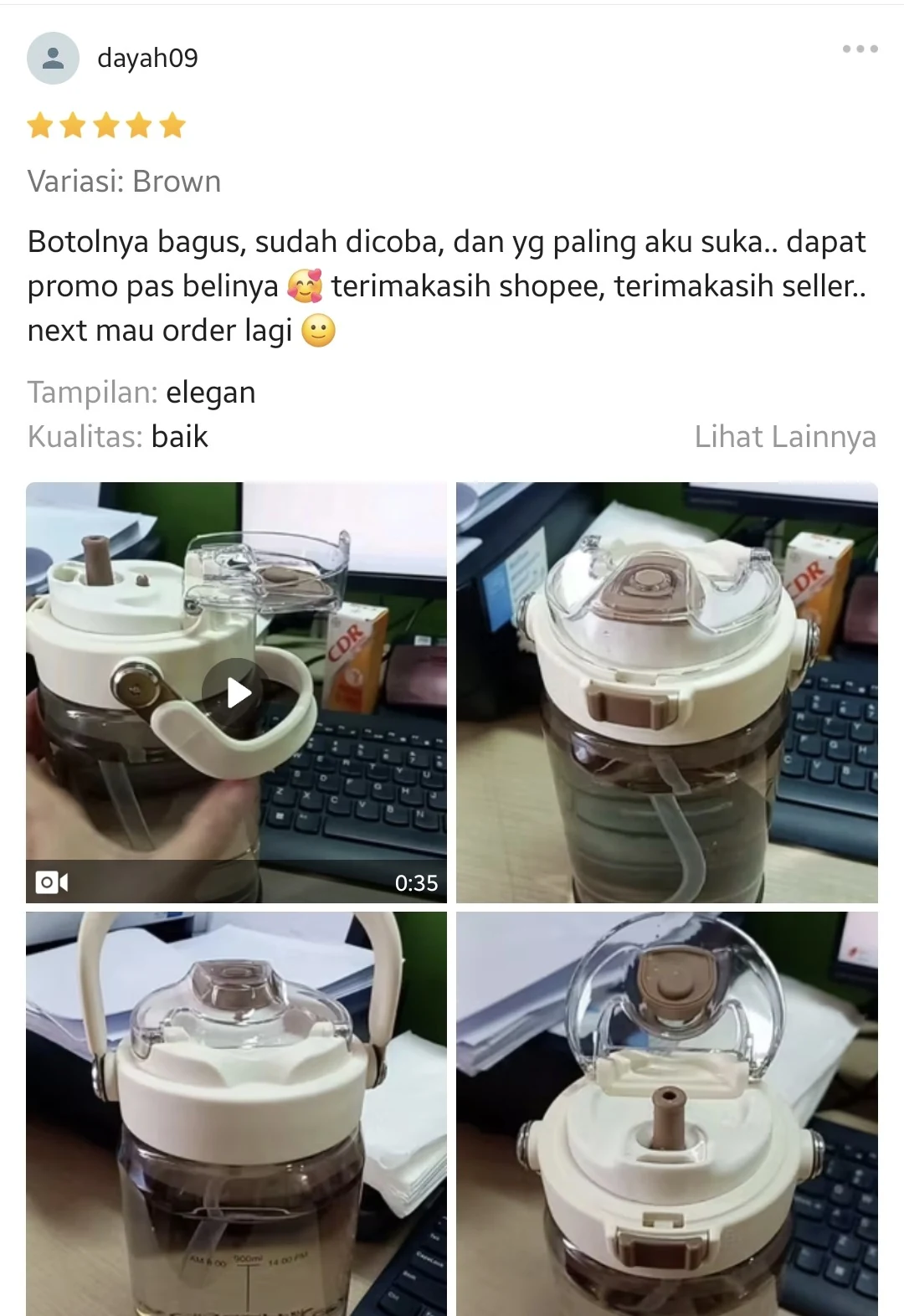 Ulasan pelanggan HanSoul di Shopee